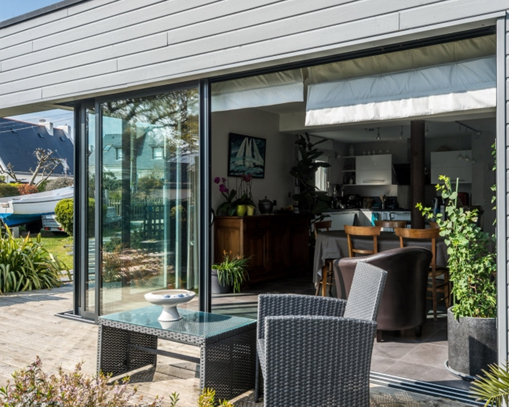 réalisation Extension / Véranda toit plat vannes morbihan